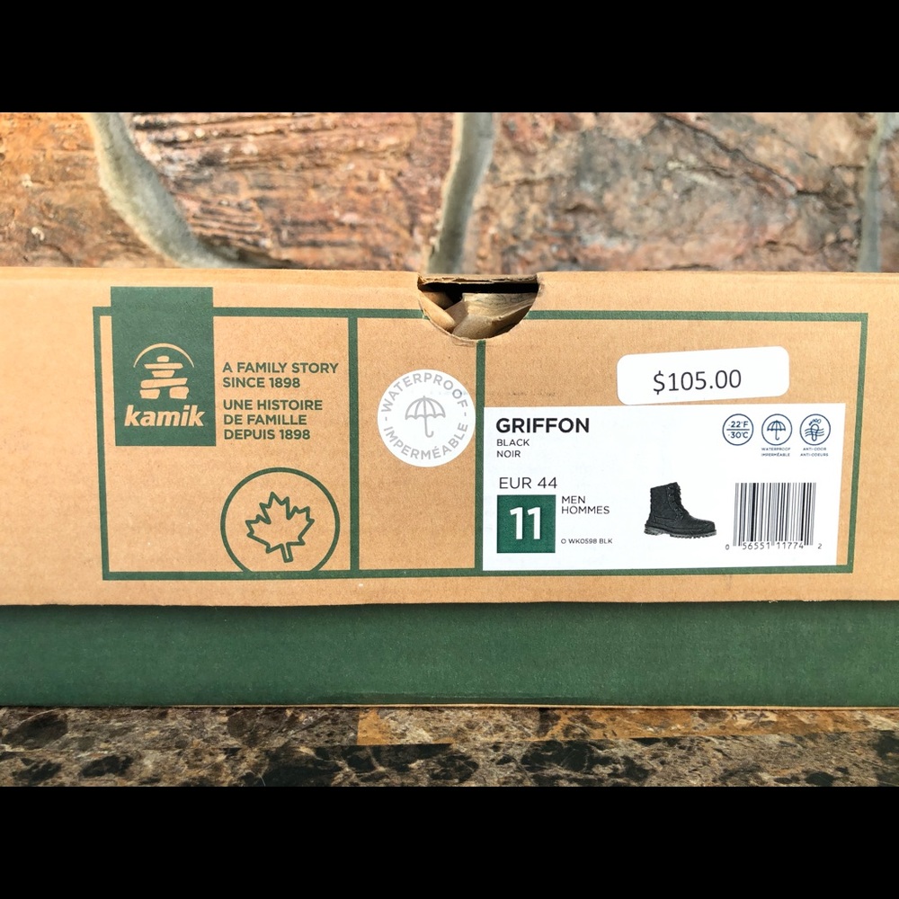 NEW Kamik Men's Griffon Winter Boots - Picture 13 of 16